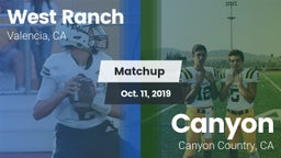 Matchup: West Ranch High vs. Canyon  2019
