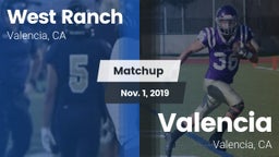 Matchup: West Ranch High vs. Valencia  2019