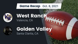 Recap: West Ranch  vs. Golden Valley  2021