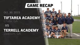 Recap: Tiftarea Academy  vs. Terrell Academy  2015