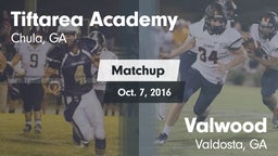Matchup: Tiftarea Academy vs. Valwood  2016