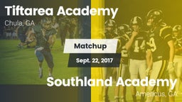 Matchup: Tiftarea Academy vs. Southland Academy  2017