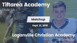 Matchup: Tiftarea Academy vs. Loganville Christian Academy  2018