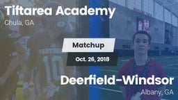 Matchup: Tiftarea Academy vs. Deerfield-Windsor  2018