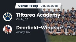 Recap: Tiftarea Academy  vs. Deerfield-Windsor  2018