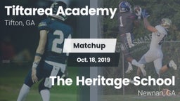 Matchup: Tiftarea Academy vs. The Heritage School 2019