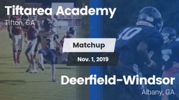 Matchup: Tiftarea Academy vs. Deerfield-Windsor  2019