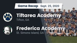 Recap: Tiftarea Academy  vs. Frederica Academy  2020