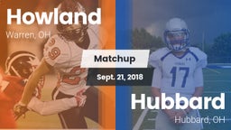 Matchup: Howland vs. Hubbard  2018