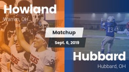 Matchup: Howland vs. Hubbard  2019