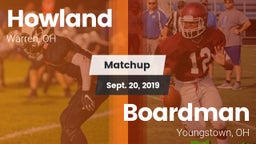 Matchup: Howland vs. Boardman  2019
