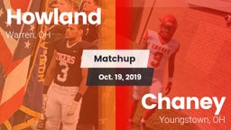 Matchup: Howland vs. Chaney  2019