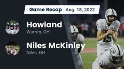 Recap: Howland  vs. Niles McKinley  2022