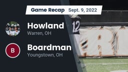 Recap: Howland  vs. Boardman  2022