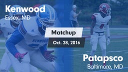 Matchup: Kenwood vs. Patapsco  2016