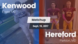 Matchup: Kenwood vs. Hereford  2017