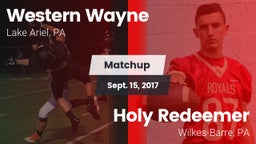 Matchup: Western Wayne vs. Holy Redeemer  2017