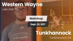 Matchup: Western Wayne vs. Tunkhannock  2017