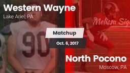 Matchup: Western Wayne vs. North Pocono  2017