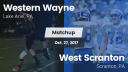 Matchup: Western Wayne vs. West Scranton  2017
