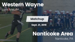 Matchup: Western Wayne vs. Nanticoke Area  2018