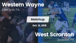 Matchup: Western Wayne vs. West Scranton  2018