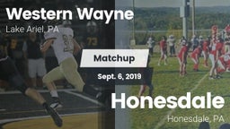 Matchup: Western Wayne vs. Honesdale  2019
