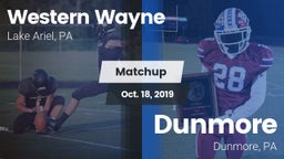 Matchup: Western Wayne vs. Dunmore  2019
