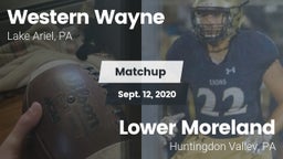 Matchup: Western Wayne vs. Lower Moreland  2020