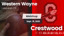Matchup: Western Wayne vs. Crestwood  2020