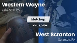 Matchup: Western Wayne vs. West Scranton  2020