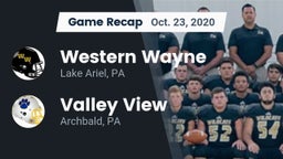 Recap: Western Wayne  vs. Valley View  2020