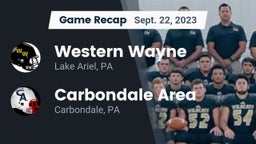 Recap: Western Wayne  vs. Carbondale Area  2023