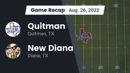 Recap: Quitman  vs. New Diana  2022