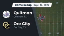 Recap: Quitman  vs. Ore City  2022