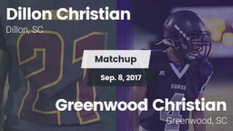 Matchup: Dillon Christian vs. Greenwood Christian  2017