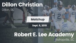 Matchup: Dillon Christian vs. Robert E. Lee Academy 2019