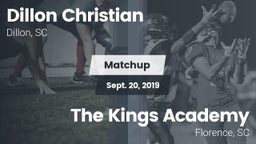 Matchup: Dillon Christian vs. The Kings Academy 2019