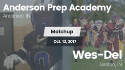 Matchup: Anderson Prep Academ vs. Wes-Del  2017