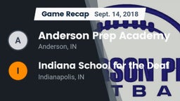 Recap: Anderson Prep Academy  vs. Indiana School for the Deaf  2018