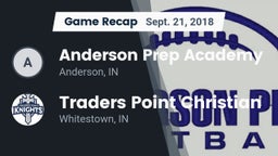 Recap: Anderson Prep Academy  vs. Traders Point Christian  2018