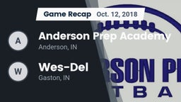 Recap: Anderson Prep Academy  vs. Wes-Del  2018