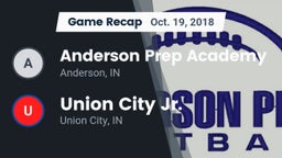 Recap: Anderson Prep Academy  vs. Union City Jr.  2018