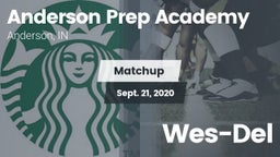 Matchup: Anderson Prep Academ vs. Wes-Del 2020