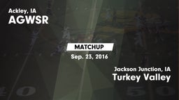 Matchup: AGWSR vs. Turkey Valley  2016
