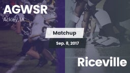Matchup: AGWSR vs. Riceville 2017