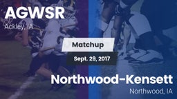 Matchup: AGWSR vs. Northwood-Kensett  2017