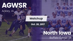 Matchup: AGWSR vs. North Iowa  2017