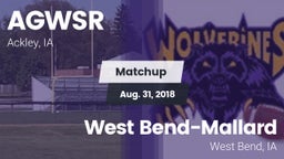 Matchup: AGWSR vs. West Bend-Mallard  2018
