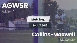 Matchup: AGWSR vs. Collins-Maxwell 2018